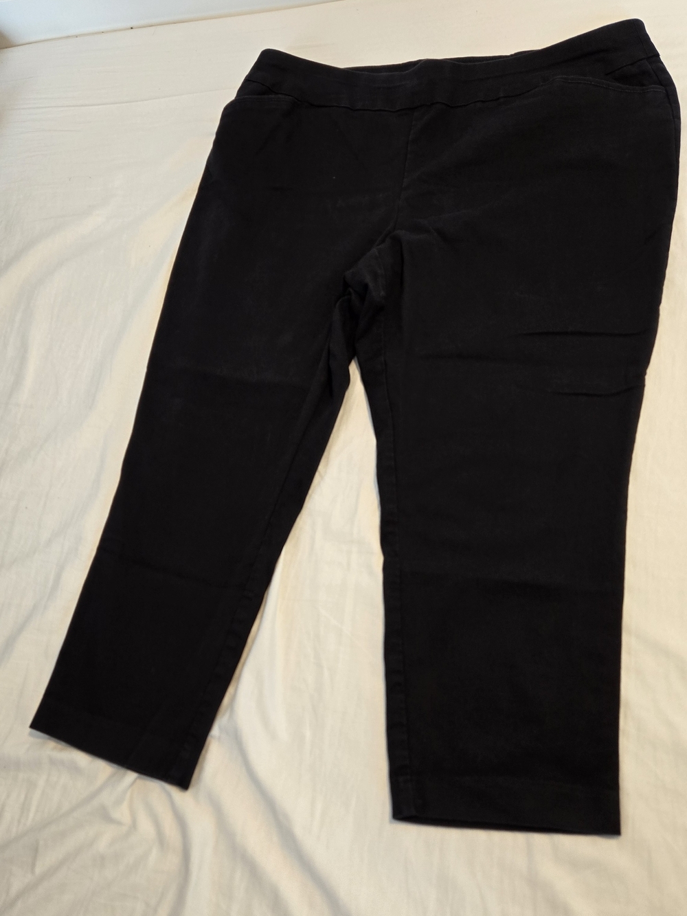 Croft & Barrow Women's Black Effortless Stretch Pant - 20W.